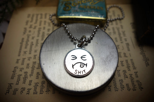 Silver Pendant „SH*T“