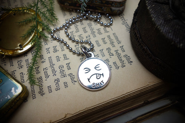 Silver Pendant „SH*T“