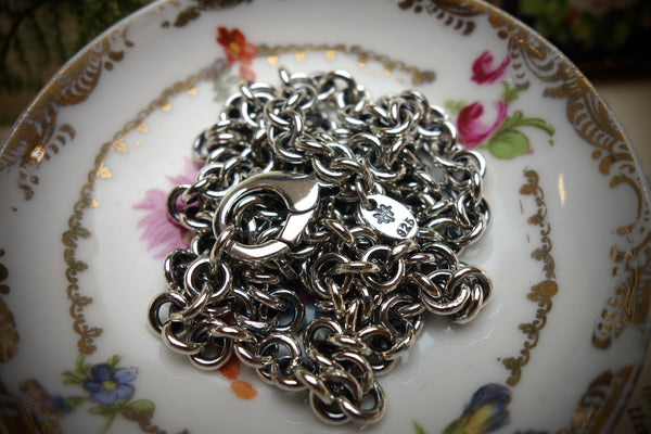 Silver Chain „OLD STYLE“, Length 61cm