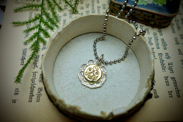 Silver Pendant „GOLDEN THUNDERBIRD“