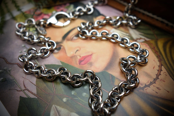 Silver Chain „OLD STYLE“, Length 61cm