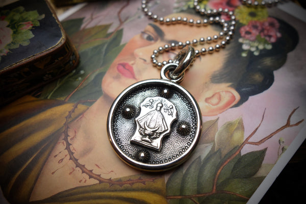 Silver Pendant „OUR LADY OF SAN JUAN DE LOS LAGOS“