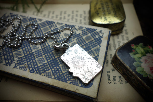 Silver Pendant „THE LOVERS“