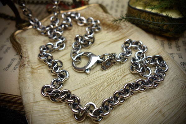 Silver Chain „OLD STYLE“, Length 61cm