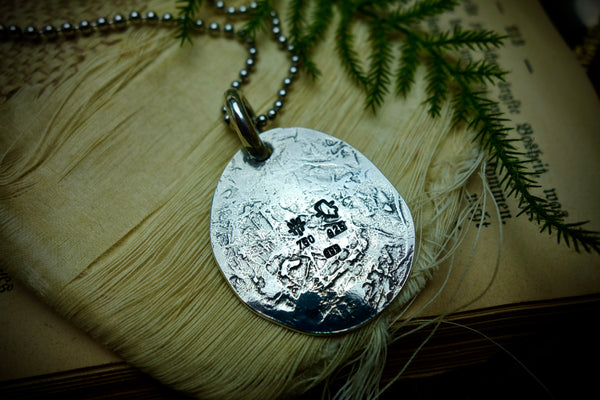 Silver Pendant „EAGLE AND THE SUN“