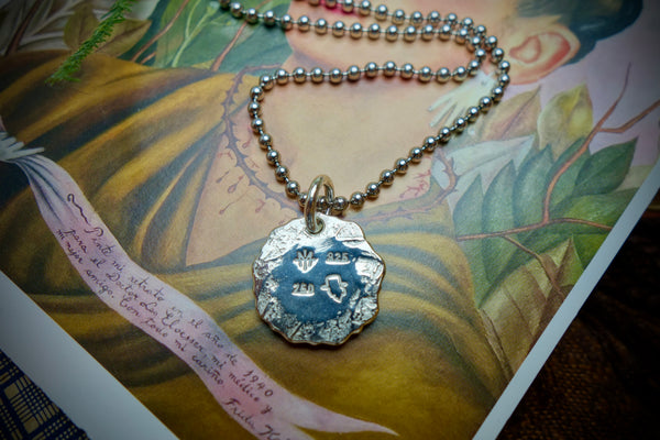 Silver Pendant „GOLDEN THUNDERBIRD“