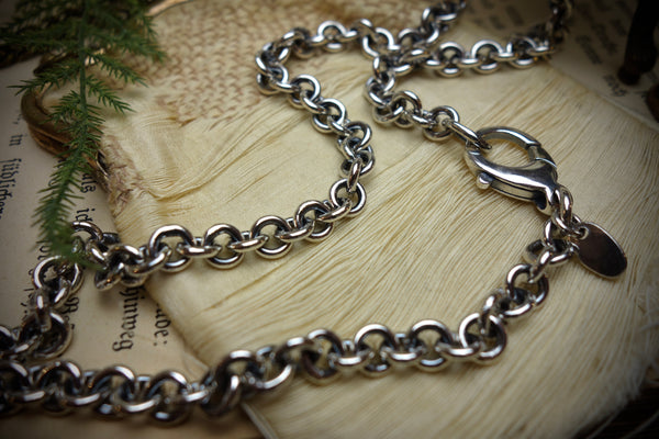 Silver Chain „OLD STYLE“, Length 61cm