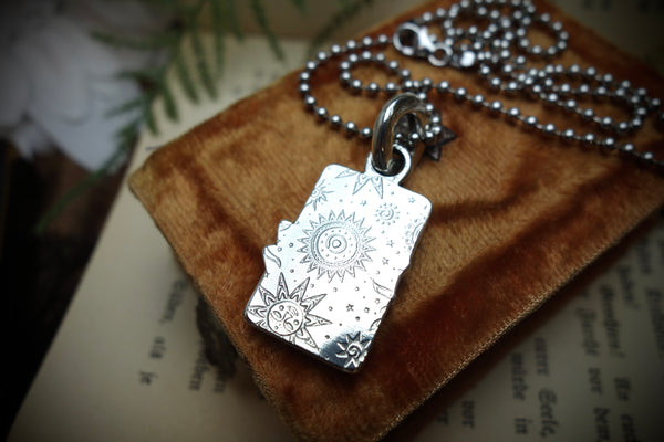 Silver Pendant „THE LOVERS“