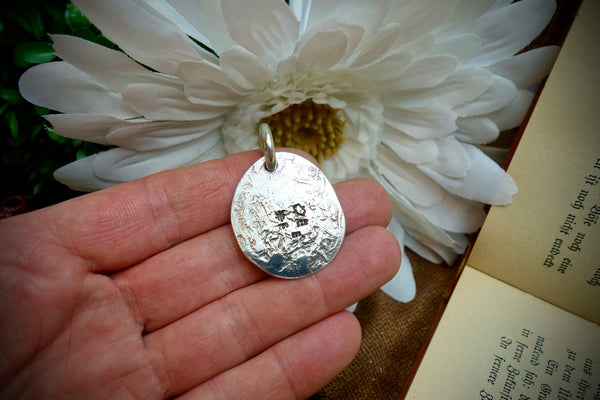 Silver Pendant „EAGLE AND THE SUN“