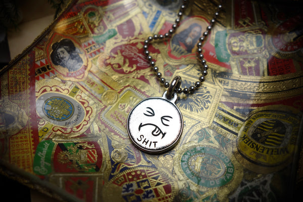Silver Pendant „SH*T“