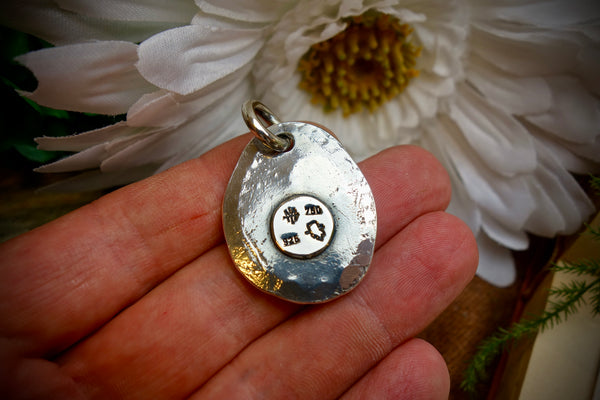 Silver Pendant „EAGLE AND THE SUN“