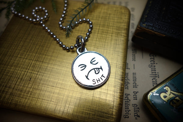 Silver Pendant „SH*T“