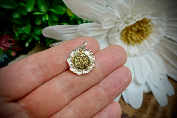 Silver Pendant „GOLDEN THUNDERBIRD“