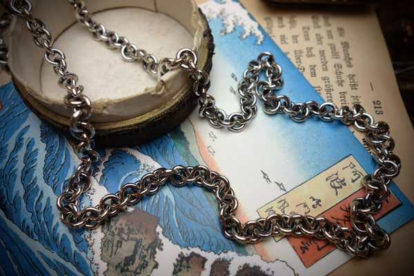 Silver Chain „OLD STYLE“, Length 61cm