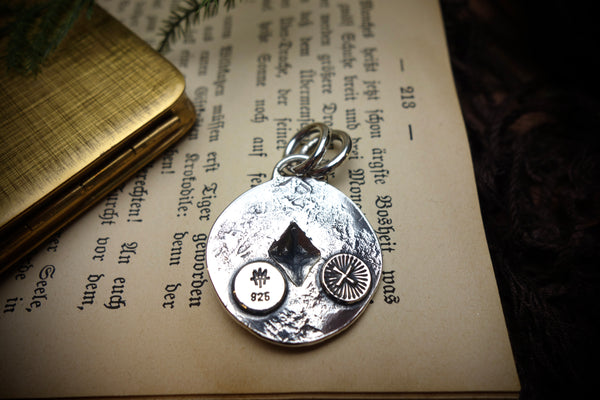 Silver Pendant „DIAMOND CONCHO“