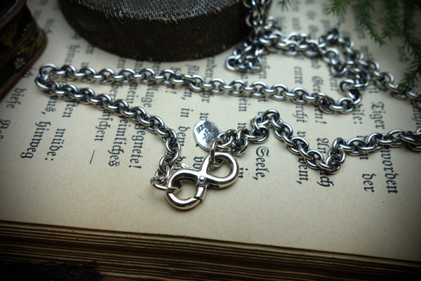 Silver Chain „ANCHOR“, Length 63cm