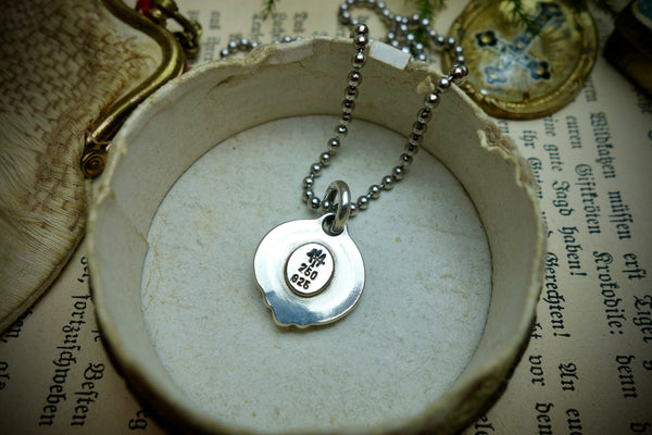 Silver Pendant „GRUMPY KITTY“