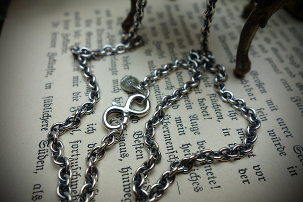 Silver Chain „ANCHOR“, Length 63cm