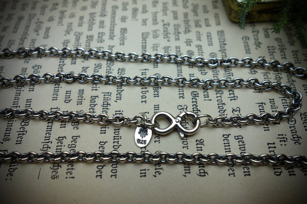 Silver Chain „ANCHOR“, Length 63cm