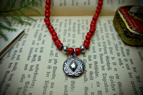 Necklace „TRADING POST No.2“, Length 77cm