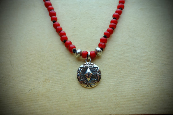 Necklace „TRADING POST No.2“, Length 77cm