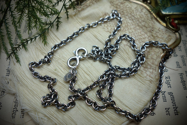 Silver Chain „ANCHOR“, Length 63cm