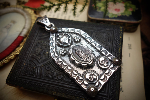 Silver Pendant „OUR LADY OF GUADALUPE“