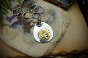 Silver Pendant „CHERUB IN HEAVEN“