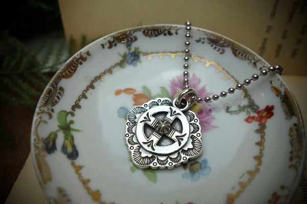 Silver Pendant „MEDICINE WHEEL“