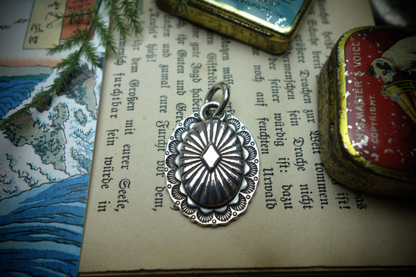 Silver Pendant „CONCHO OVAL“