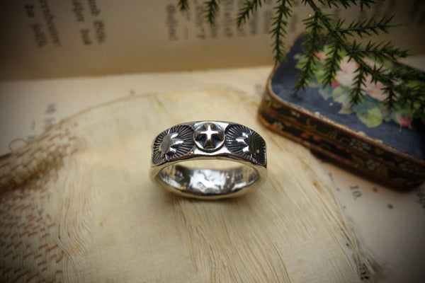 Silver Ring „SOUTHWEST CROSS“