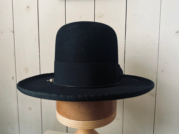 Hat „WILD PRAIRIE“, Black Felt Hat, Size 59cm