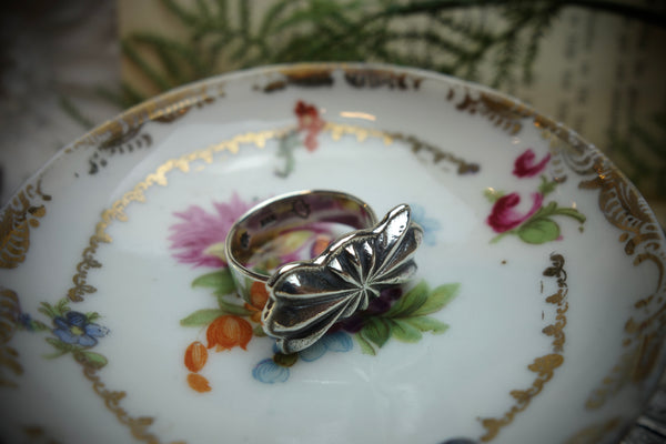 Silver Ring „BUTTERFLY CONCHO“, U.S. Size 10