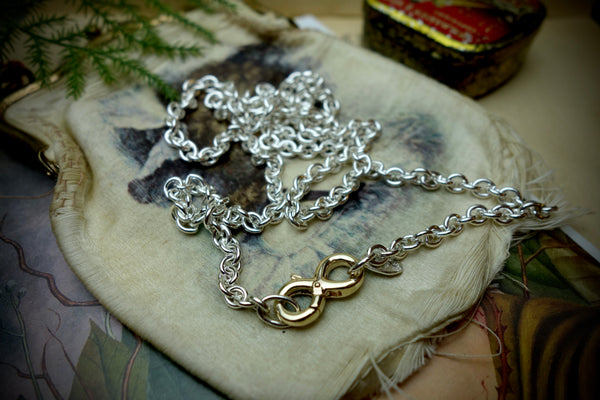 Silver Chain „ANCHOR“, Length 60,5cm