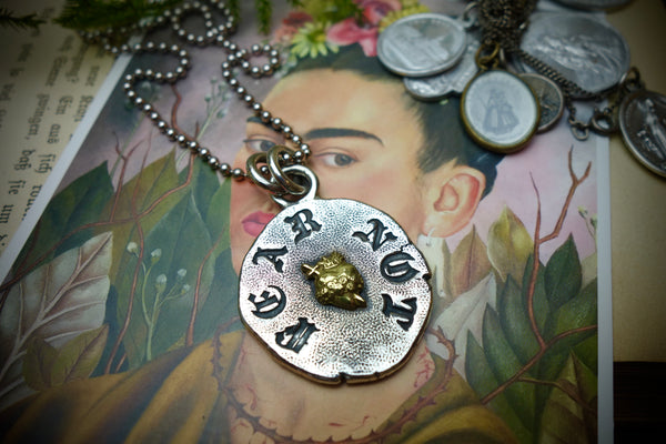 Silver Pendant „FEAR NOT“