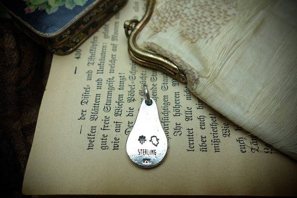 Silver Pendant „FLEUR DE LIS COMPASS“
