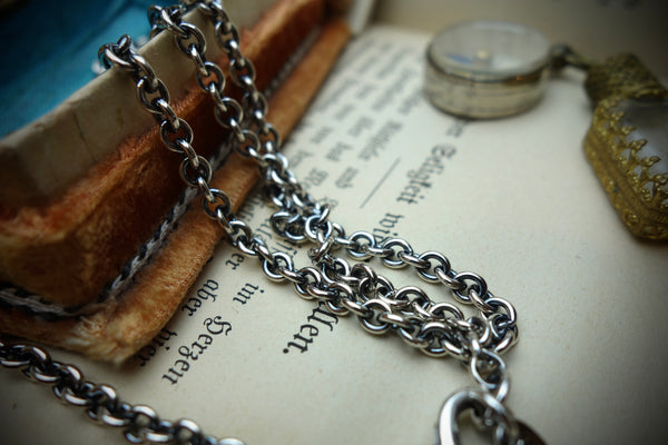 Silver Chain „ANCHOR“, Length 59,5cm