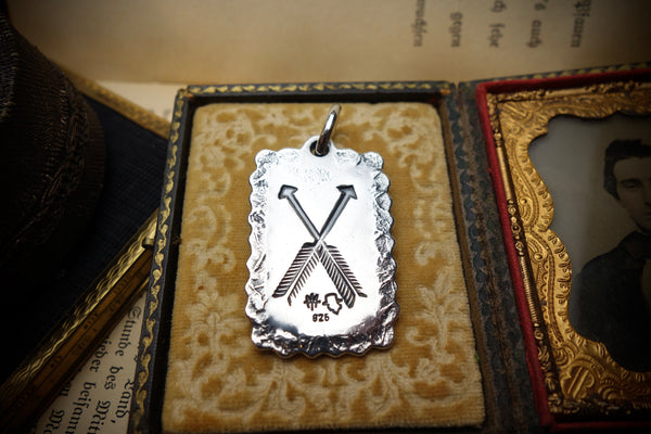 Silver Pendant „CONCHO RECTANGLE“