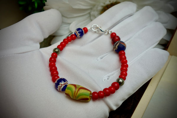 Bracelet „TRADE BEADS“, Length 20,5cm