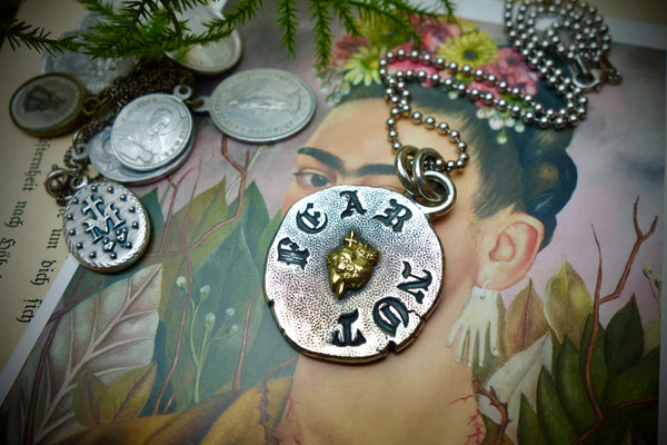 Silver Pendant „FEAR NOT“