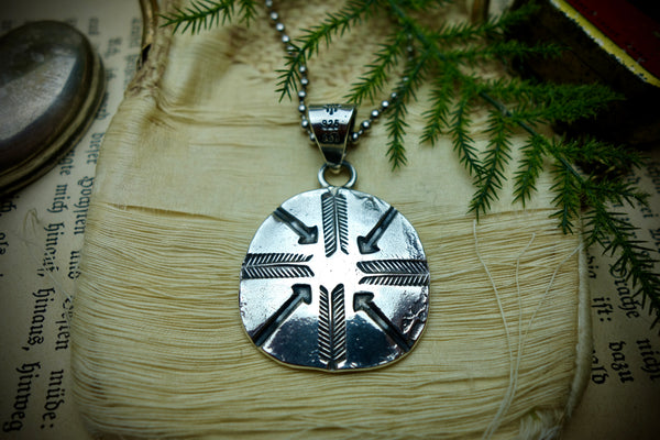 Silver Pendant „GOLDEN EAGLE“