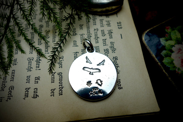 Silver Pendant „INDIAN HEAD MEDAL“