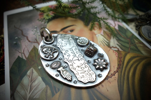 Silver Pendant „WARDEN OF THE UNSEEN“
