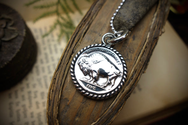 Silver Pendant „BUFFALO“