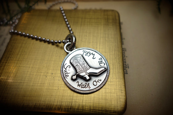 Silver Pendant „WALK ON THE WILD SIDE“