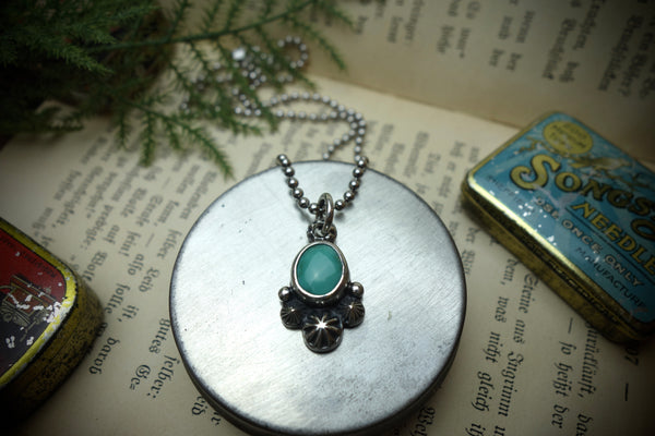 Silver Pendant „CARICO LAKE TURQUOISE“