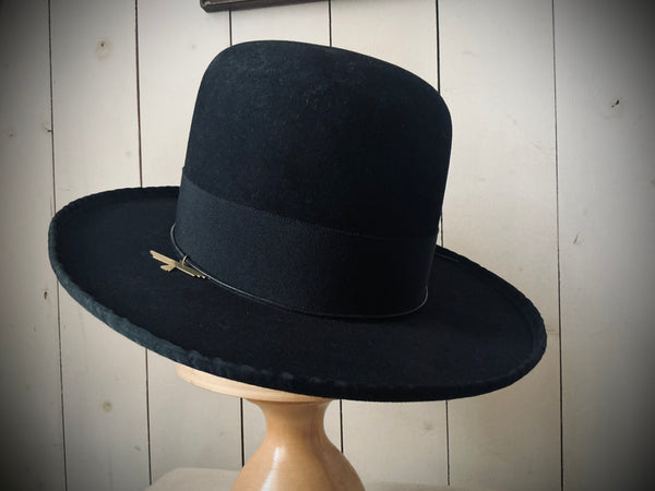 Hat „WILD PRAIRIE“, Black Felt Hat, Size 59cm