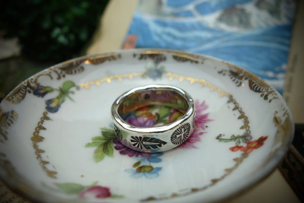 Silver Ring „SOUTHWEST HERITAGE“, U.S. Size 13