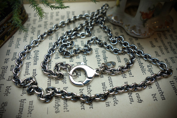 Silver Chain „ANCHOR“, Length 64cm