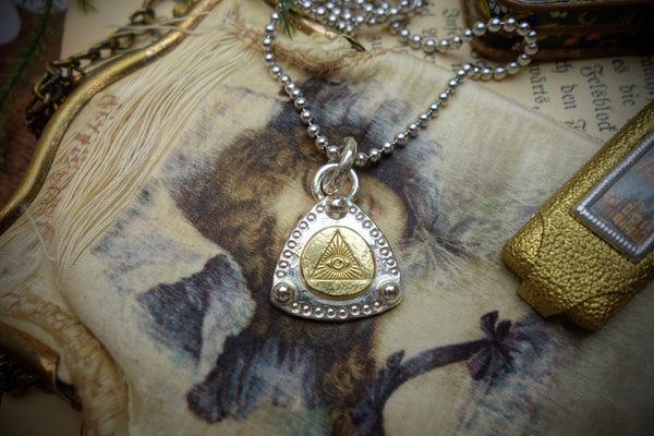 Silver Pendant „ALL SEEING EYE“